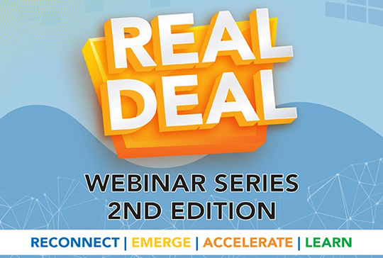 SECOND EDITION ‘REAL DEAL’ WEBINAR ON DECEMBER 22ND