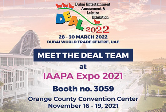 DEAL TEAM TO BE AT IAAPA EXPO