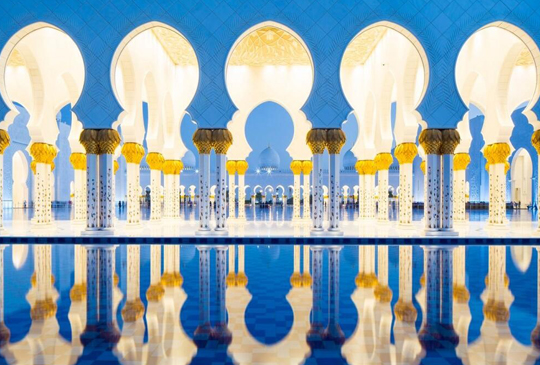 SHEIKH ZAYED MOSQUE'S REFLECTIVE POOLS DAZZLE IN NEW CULTURAL SERIES