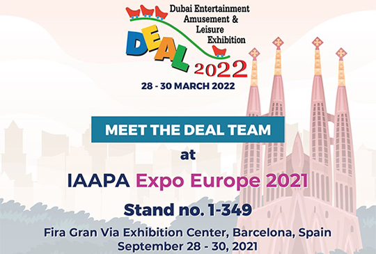DEAL TEAM TO BE PRESENT AT IAAPA EXPO EUROPE