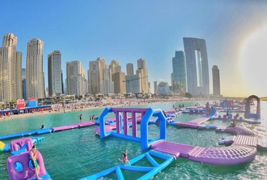 DUBAI BAGS RECORD FOR WORLD’S LARGEST INFLATABLE WATER PARK